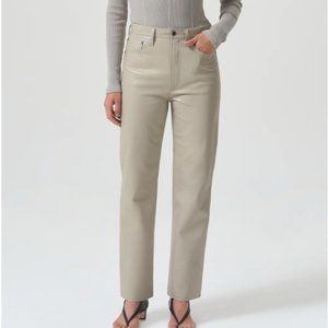 AGOLDE RECYCLED LEATHER 90'S PINCH WAIST